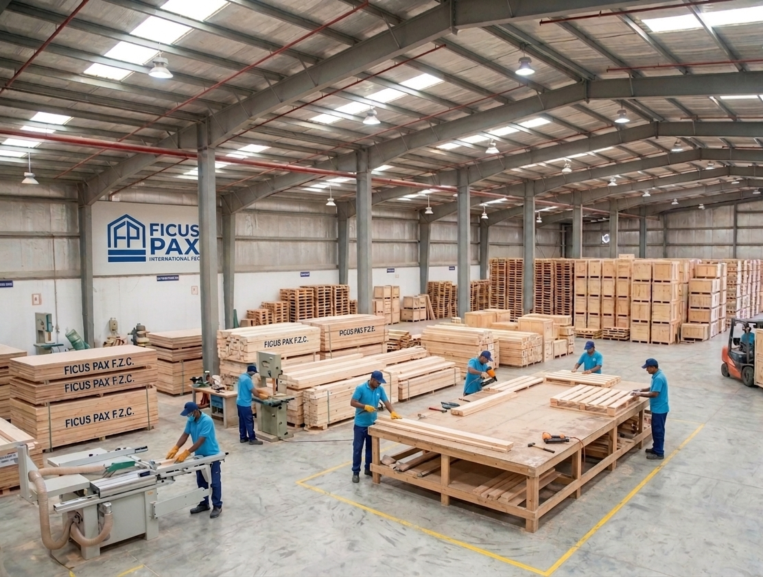 Ficuspax International FZC — industrial packaging workplace in Hamriyah Free Zone