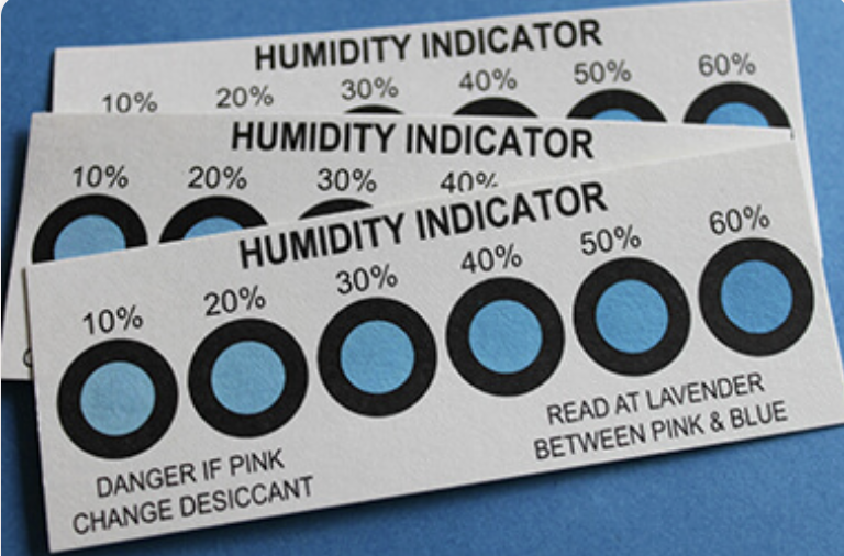 Benz's Humidity Indicator Cards