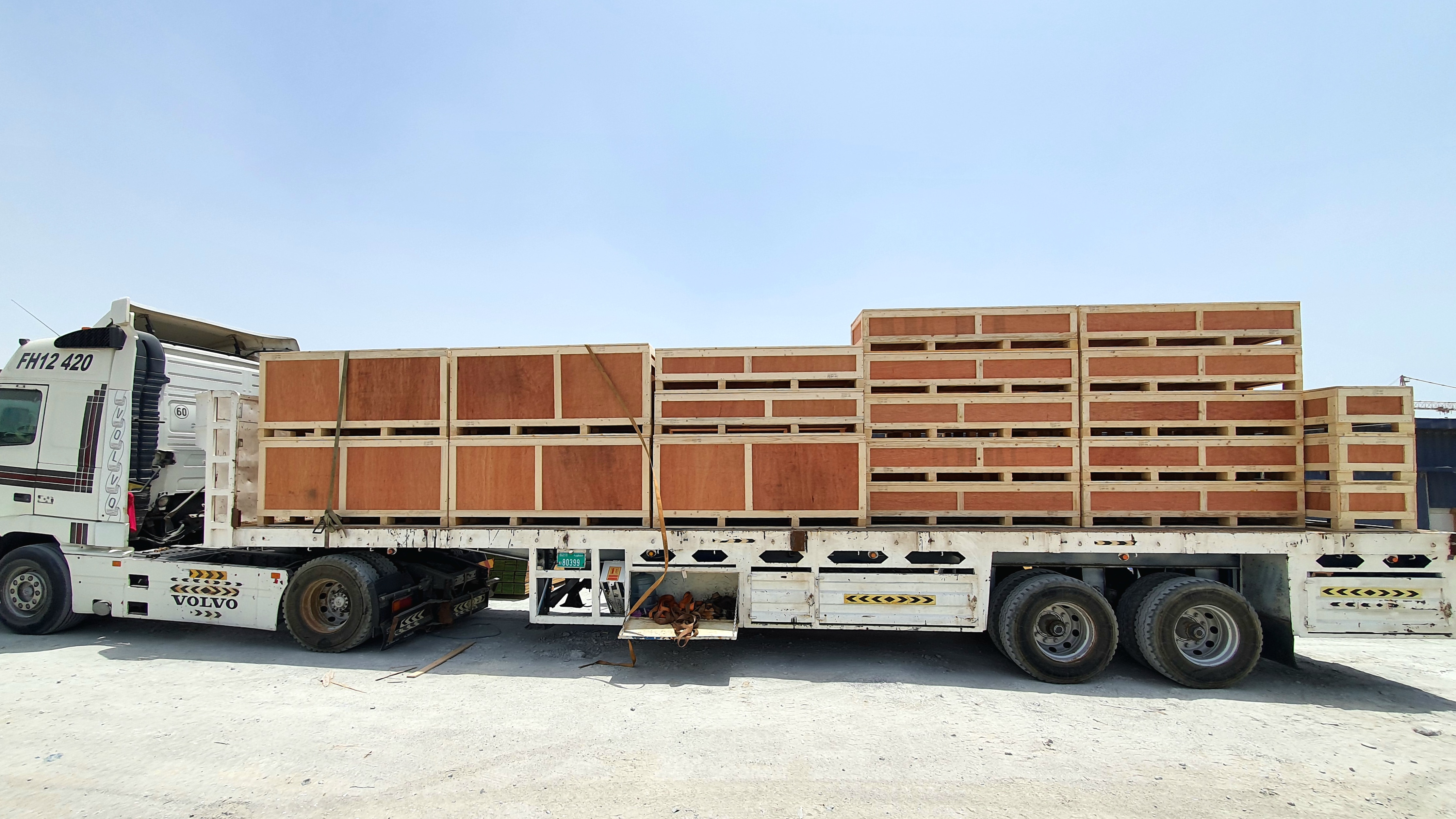 Plywood box fabrication in workshop